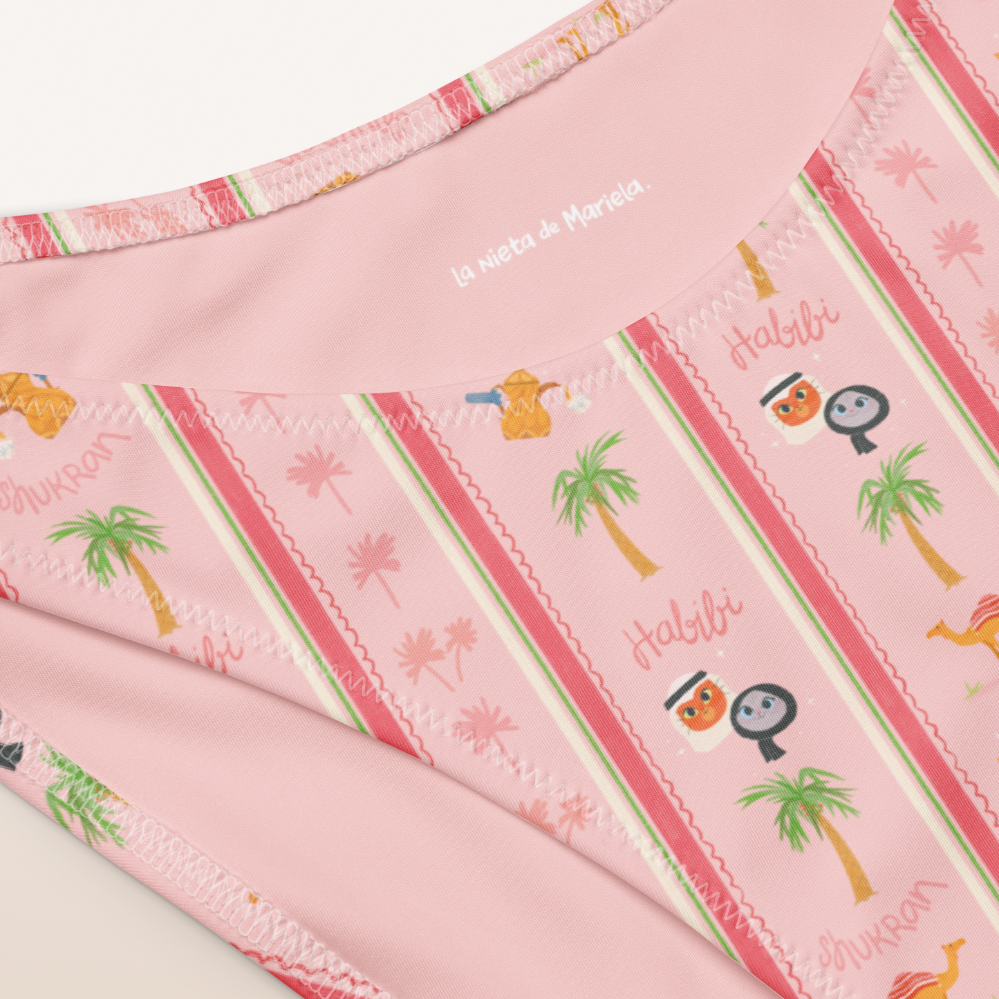Recycled bandeau bikini