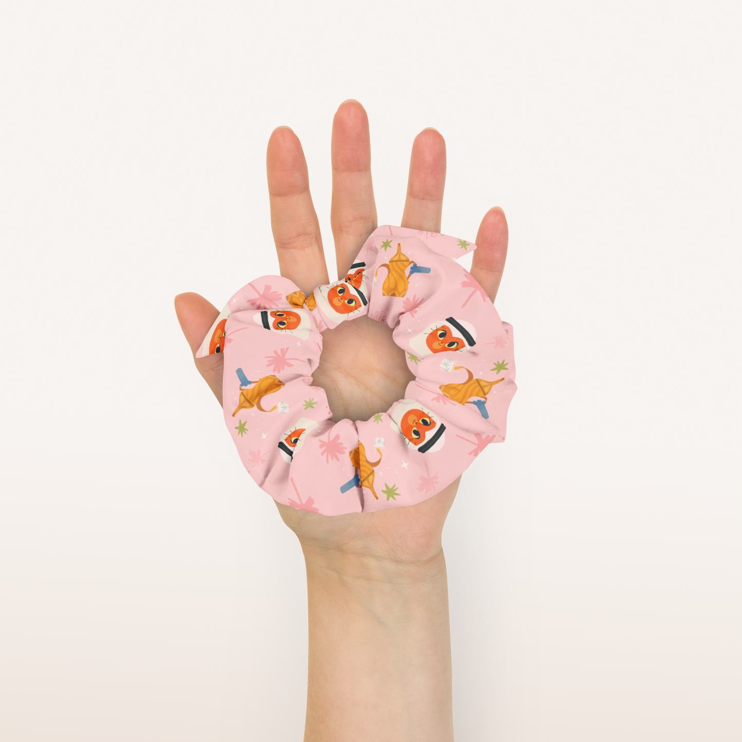 Illustrated Scrunchie