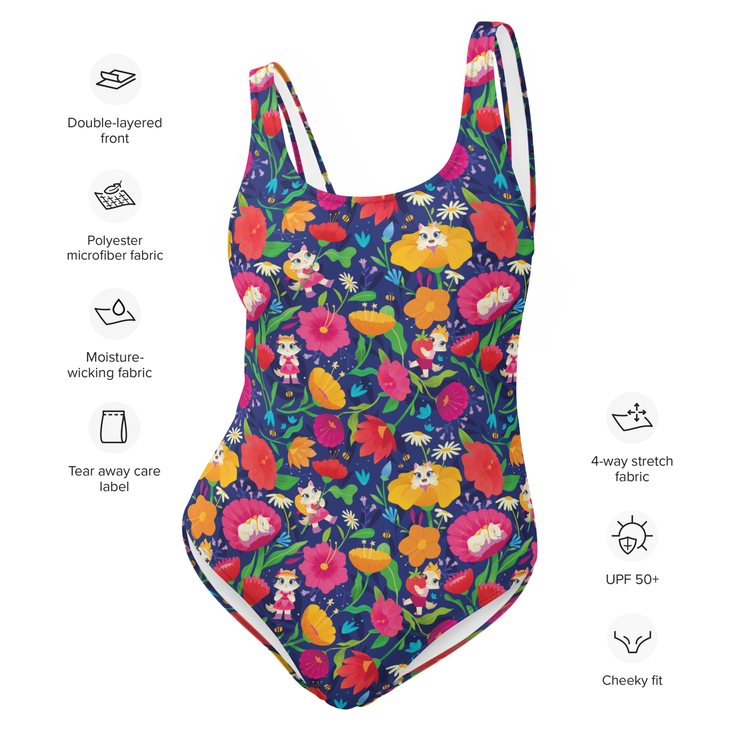 One Piece Swimsuit Kitty Thumbelina