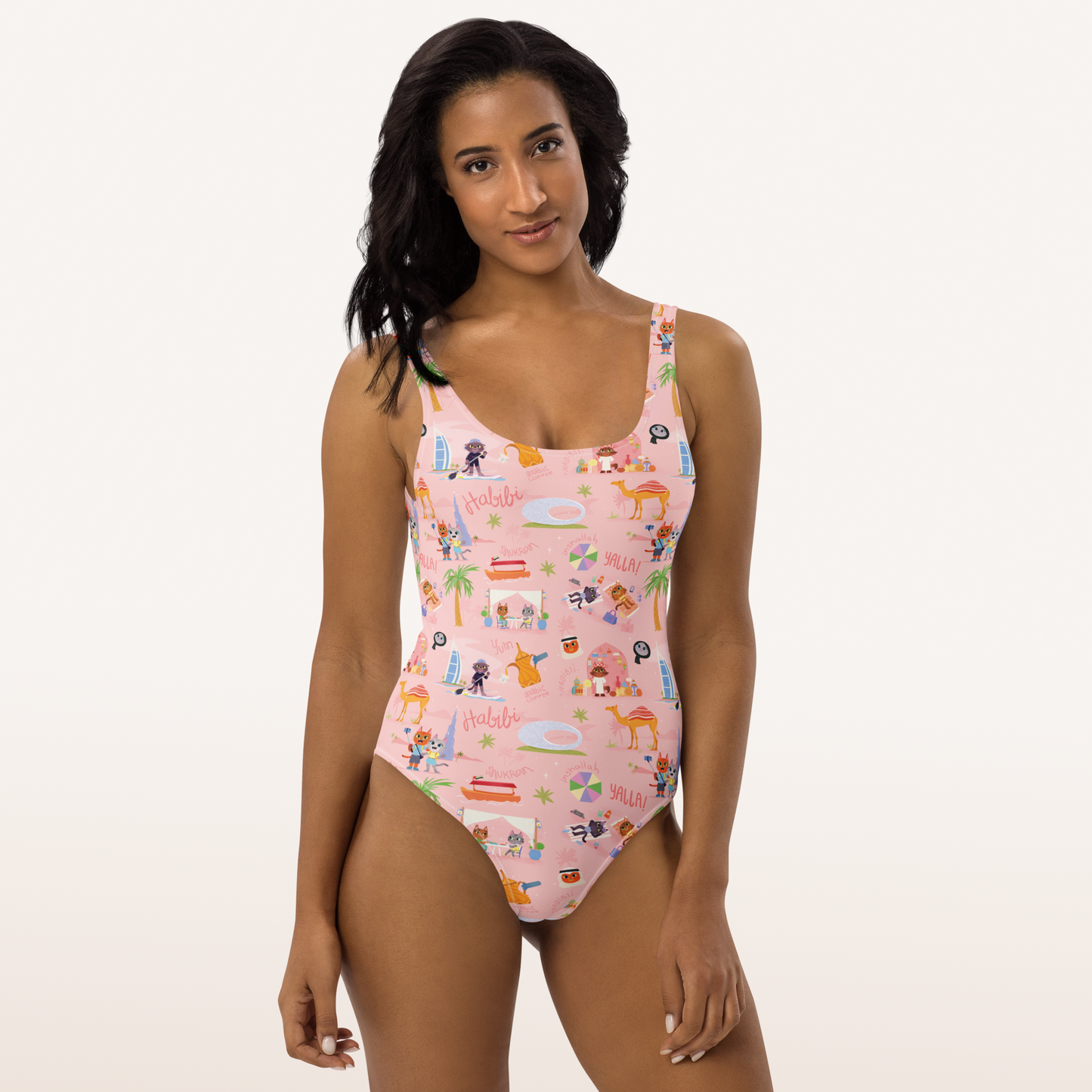 One Piece Swimsuit Habibi Come To Dubai